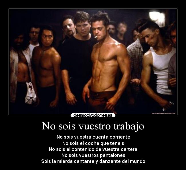 carteles trabajo club lucha desmotivaciones