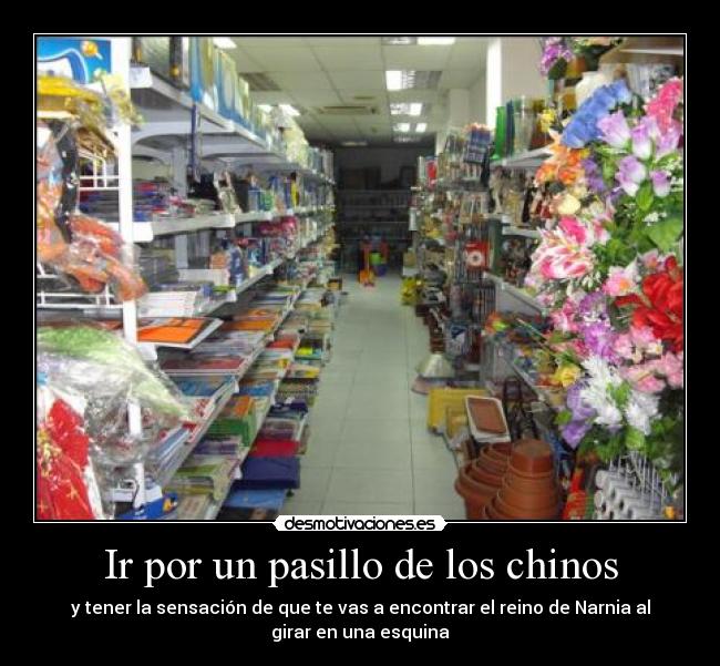 Ir por un pasillo de los chinos - 