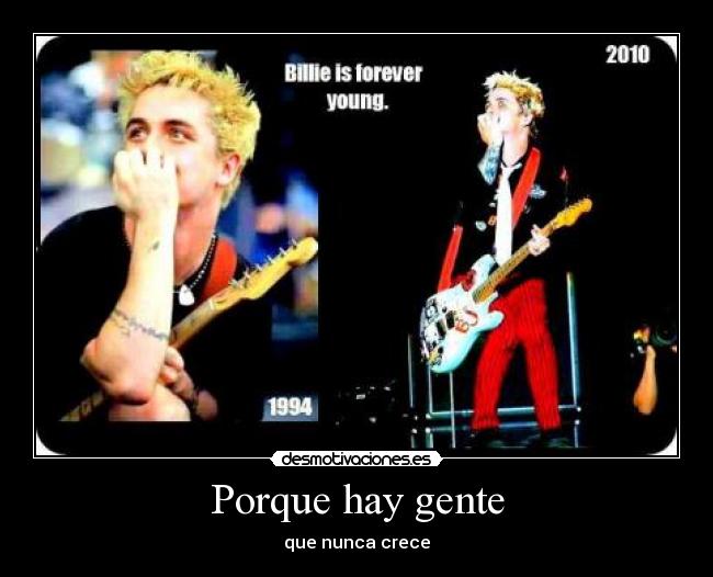 Porque hay gente - que nunca crece