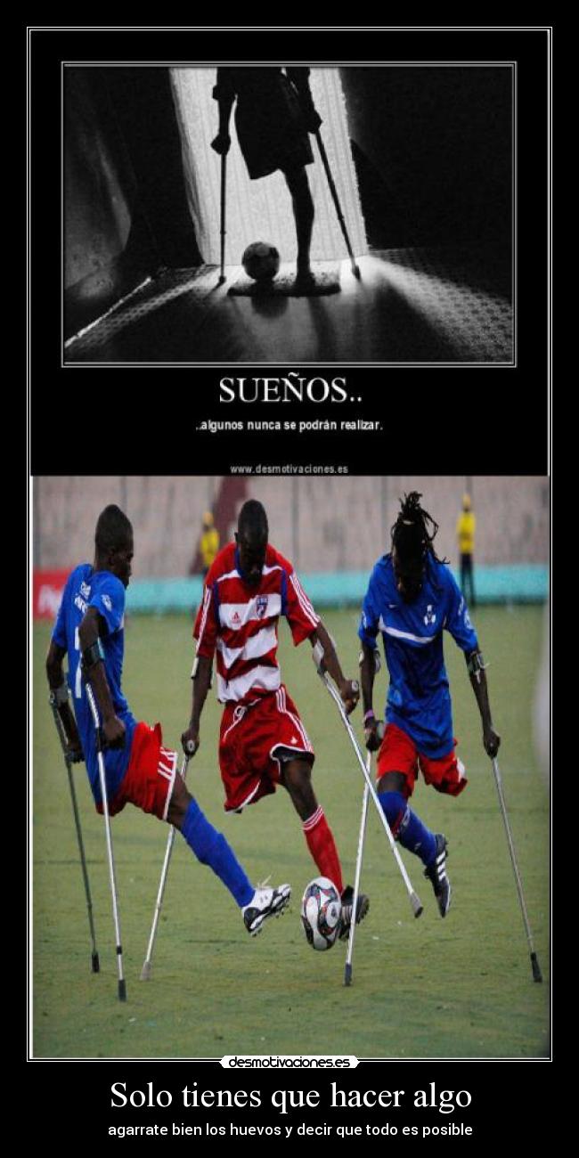 carteles futbol invalidos suenos desmotivaciones