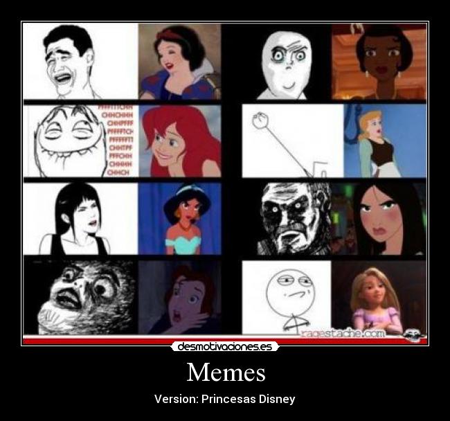 Memes - Version: Princesas Disney