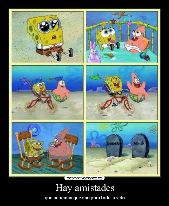 carteles bob esponja patricio desmotivaciones