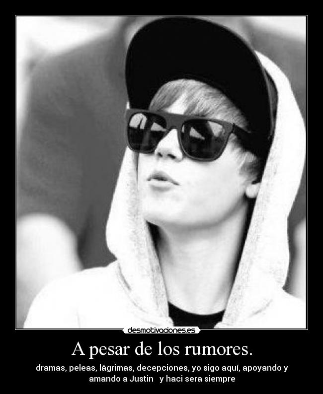 A pesar de los rumores. -