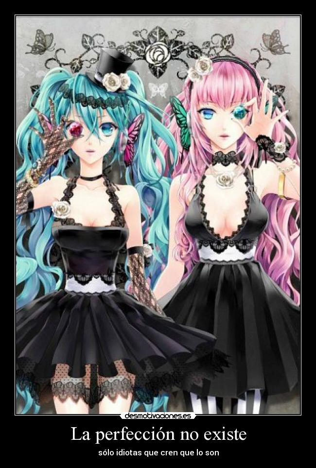 La perfección no existe -