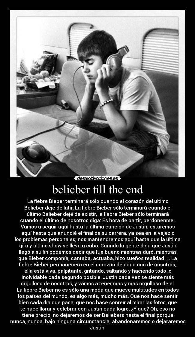 belieber till the end -