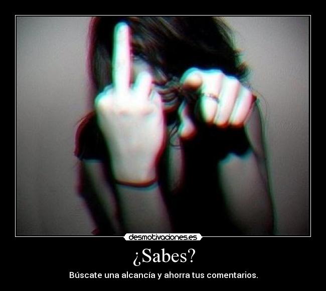 ¿Sabes? - 