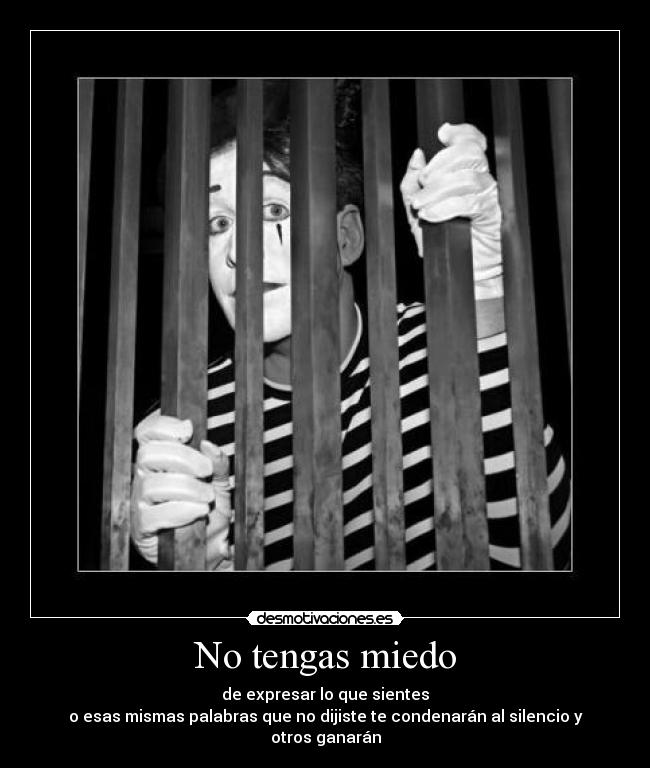 No tengas miedo -