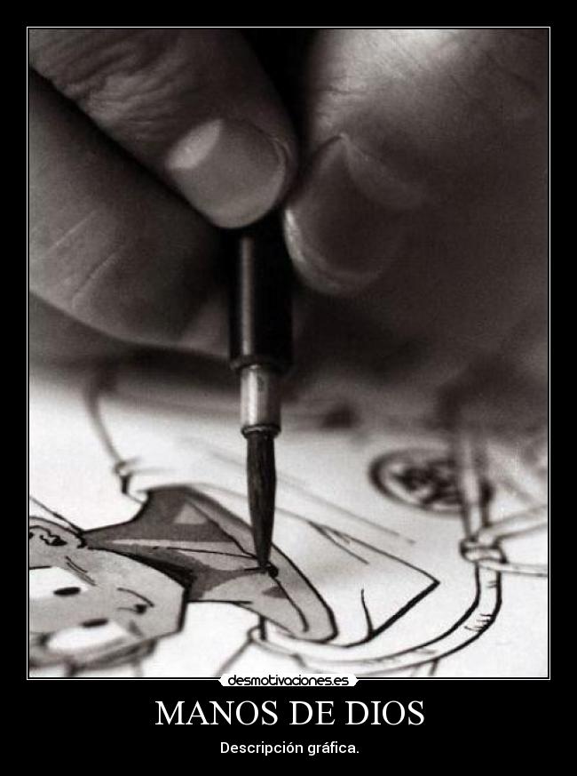 MANOS DE DIOS - Descripción gráfica.