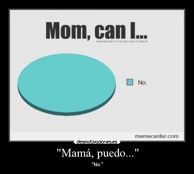 Mamá, puedo... - No.