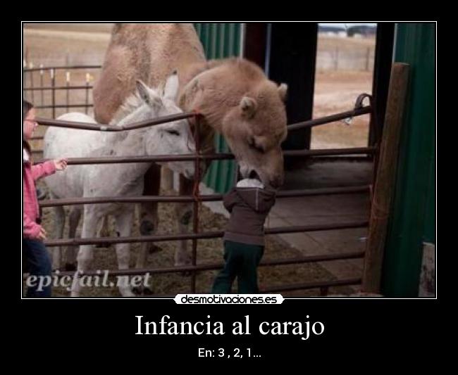 carteles infancia infancia traumatica desmotivaciones