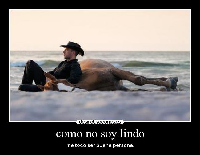 carteles como soy lindo desmotivaciones