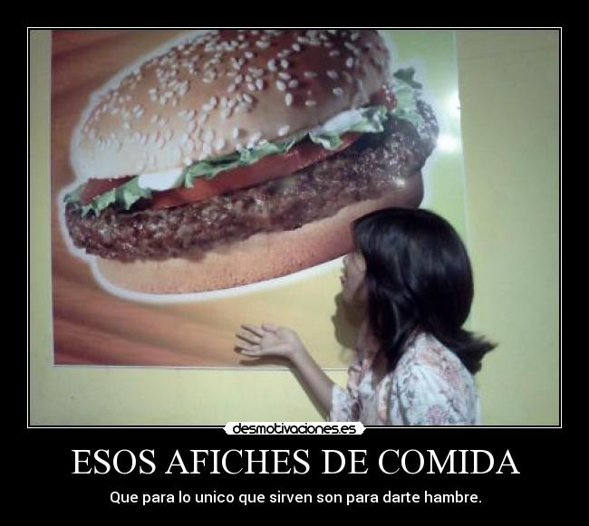 carteles comida comida desmotivaciones