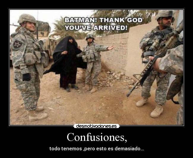 Confusiones, -