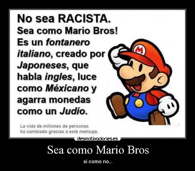 Sea como Mario Bros - 