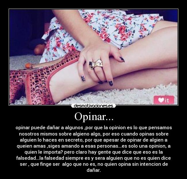 Opinar... -