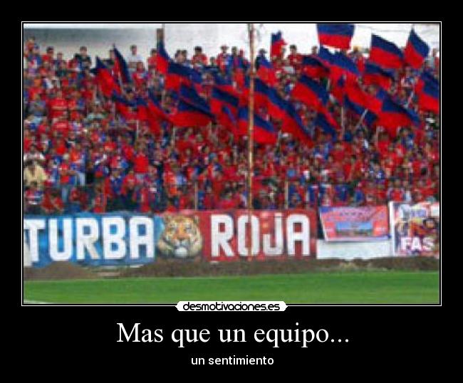 Mas que un equipo... - 