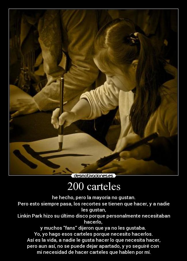 200 carteles -