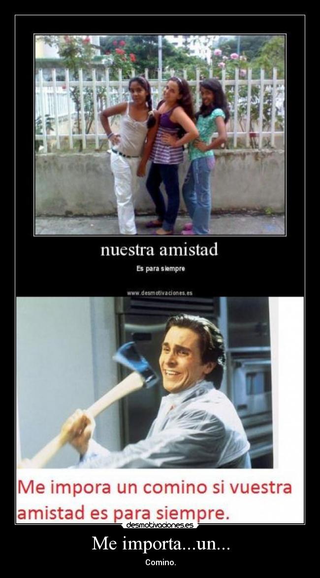 Me importa...un... -