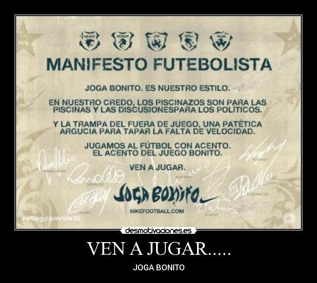 VEN A JUGAR..... -