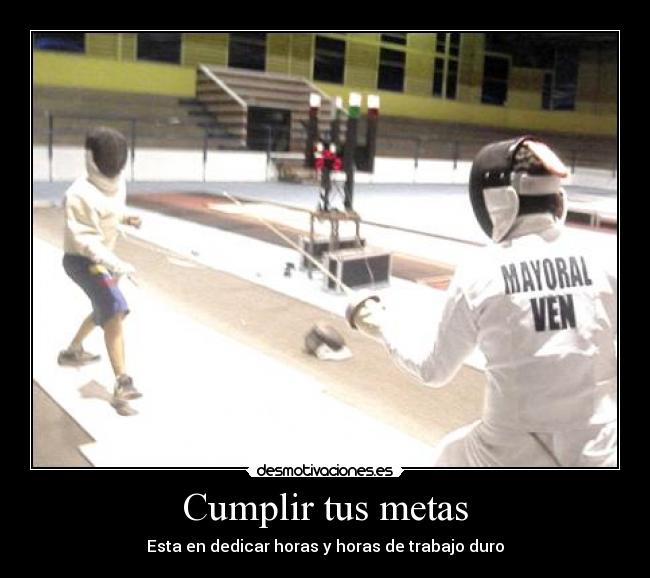 Cumplir tus metas -
