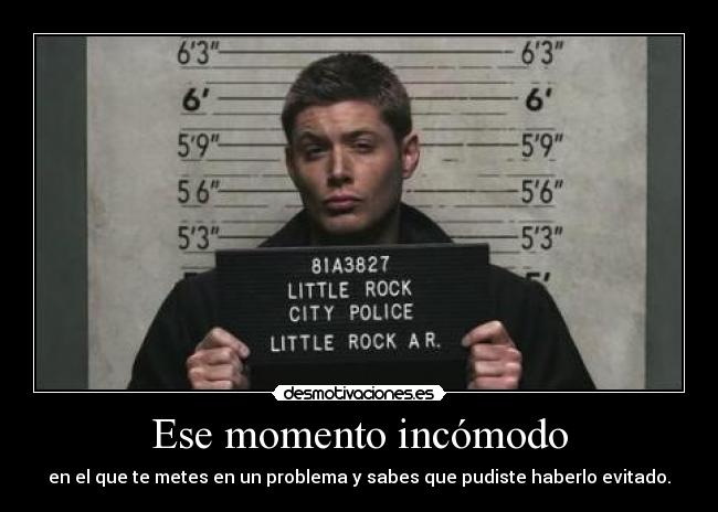 Ese momento incómodo - 