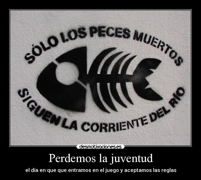 Perdemos la juventud -