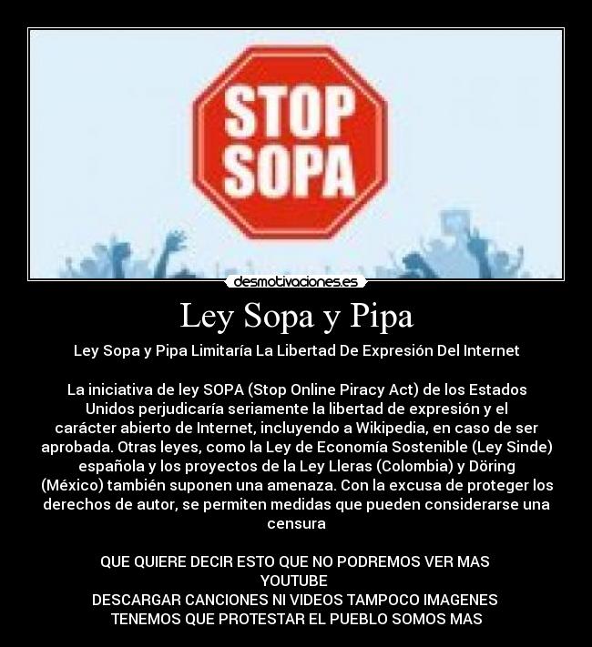 Ley Sopa y Pipa - 