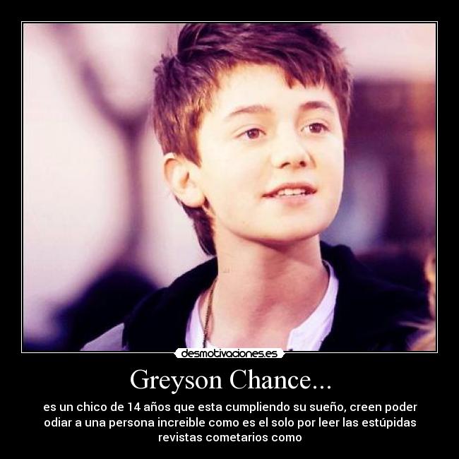 Greyson Chance... -