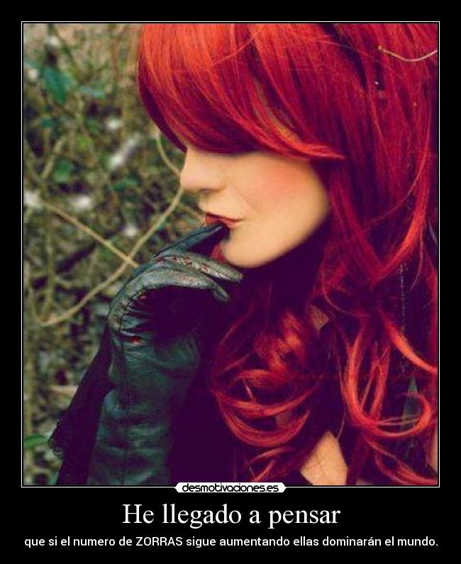 He llegado a pensar -