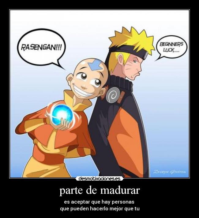 carteles madurar ang naruto desmotivaciones