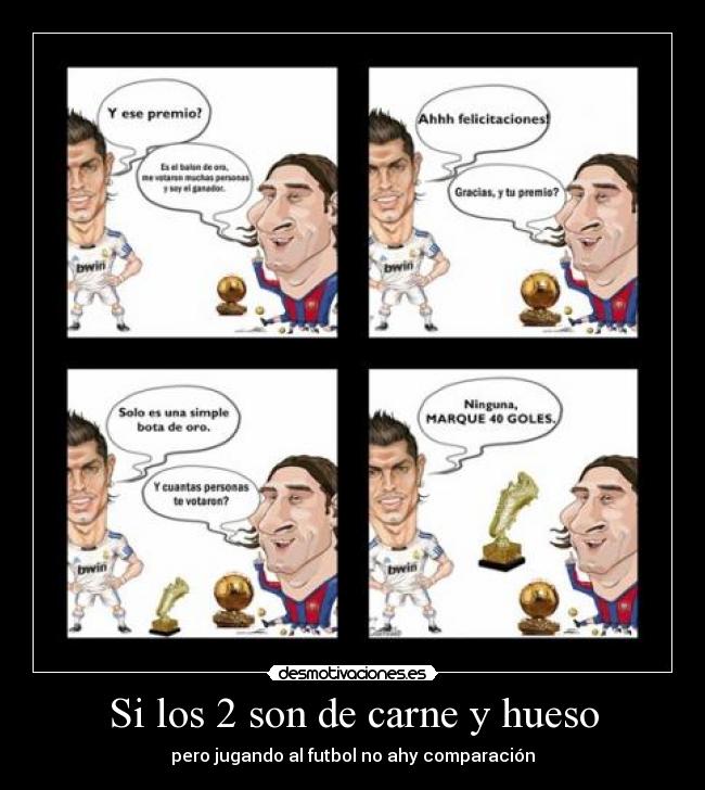 Si los 2 son de carne y hueso - 