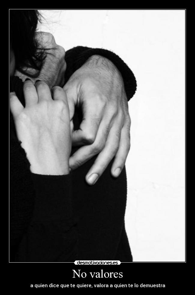 No valores -