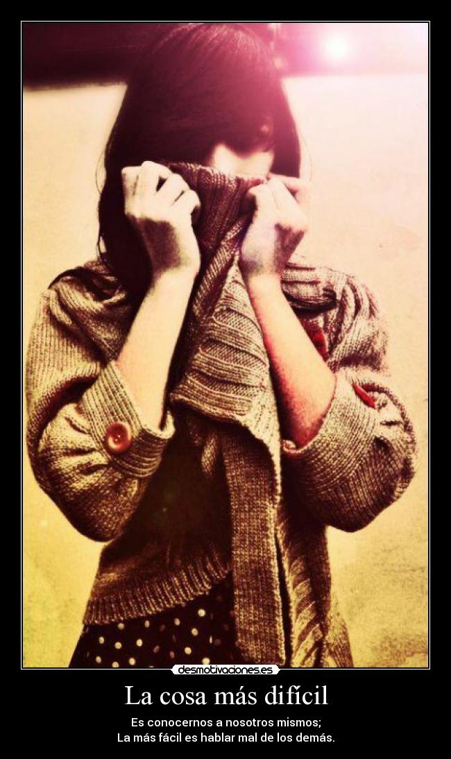 La cosa más difícil - 