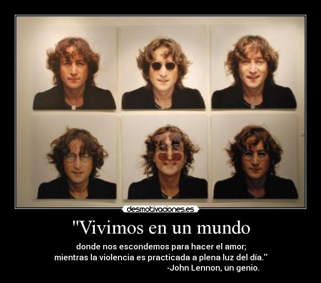 carteles mundo lennon desmotivaciones
