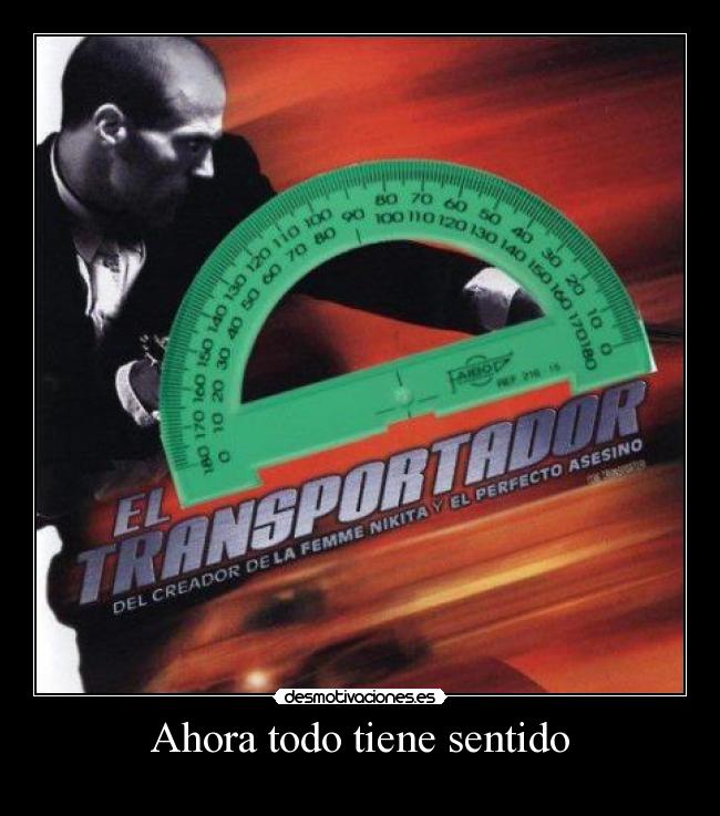 Ahora todo tiene sentido -