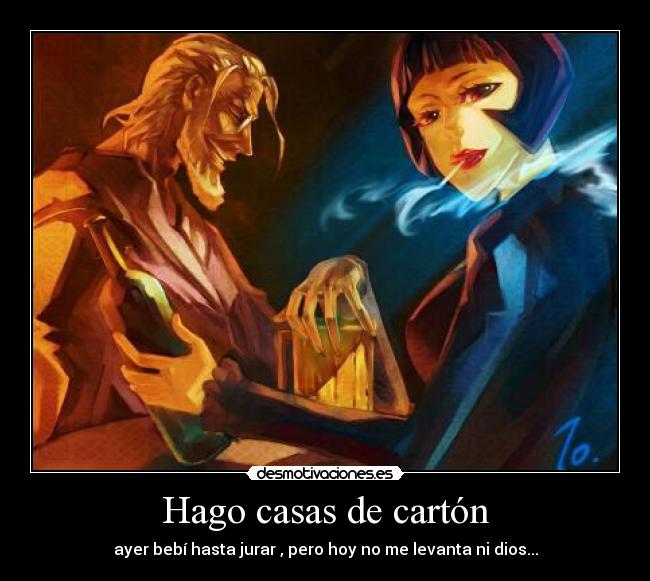 Hago casas de cartón -