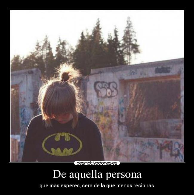 De aquella persona -