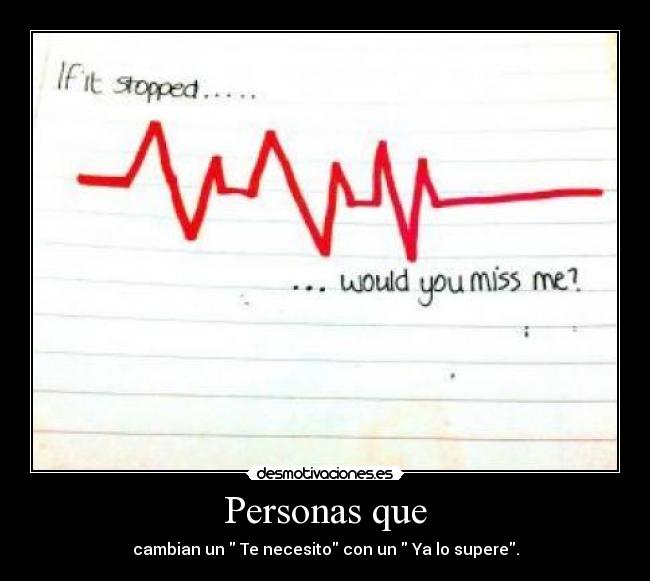 Personas que - 