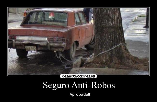 Seguro Anti-Robos - ¡¡Aprobado!!