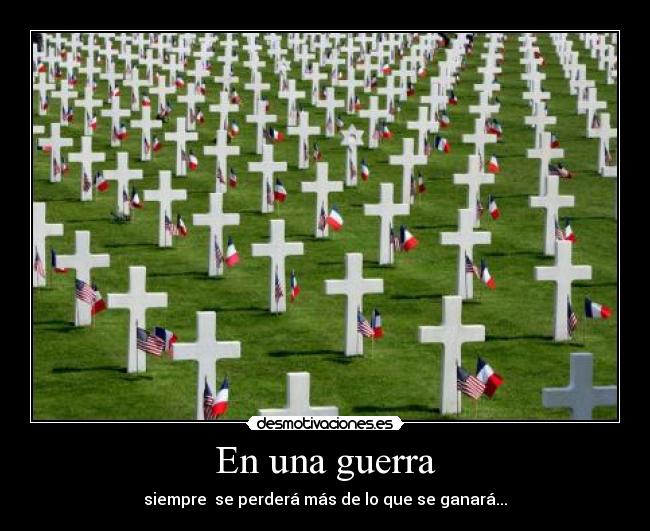 En una guerra -