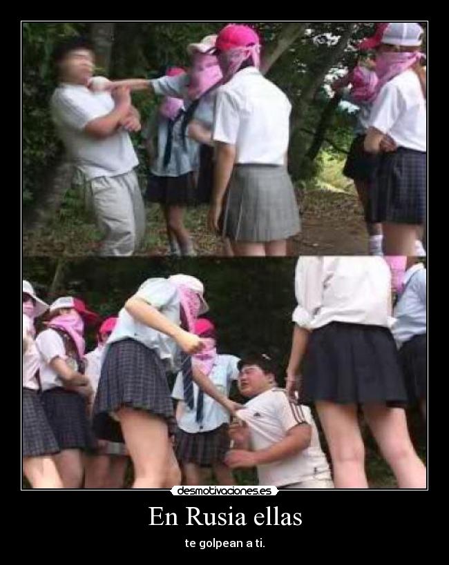 En Rusia ellas - 
