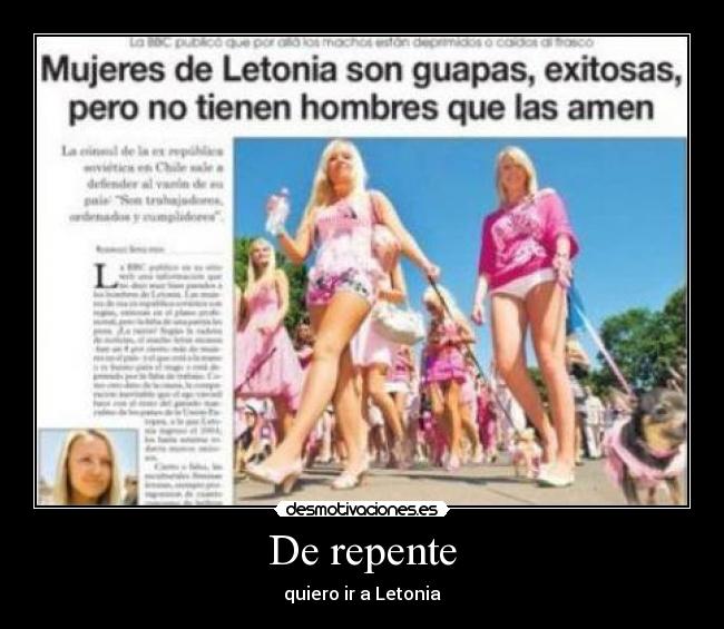 De repente -