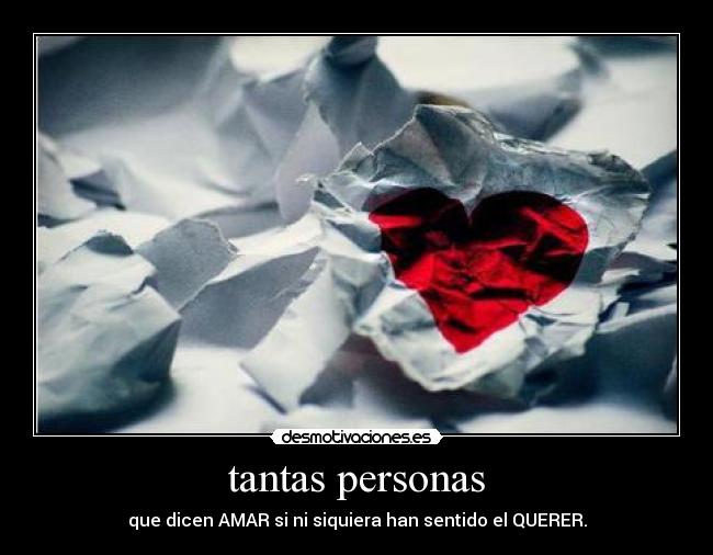 tantas personas -