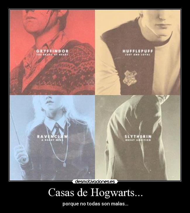 Casas de Hogwarts... -