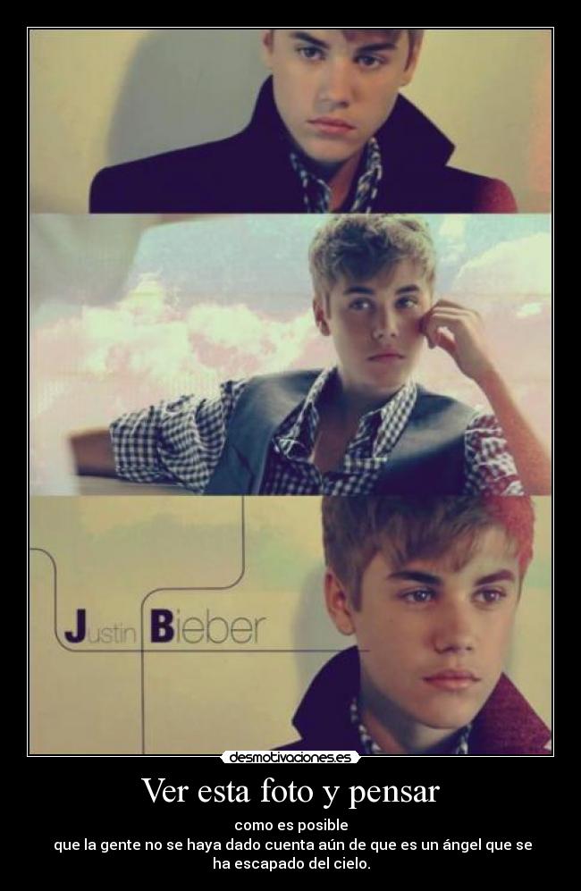 Ver esta foto y pensar -