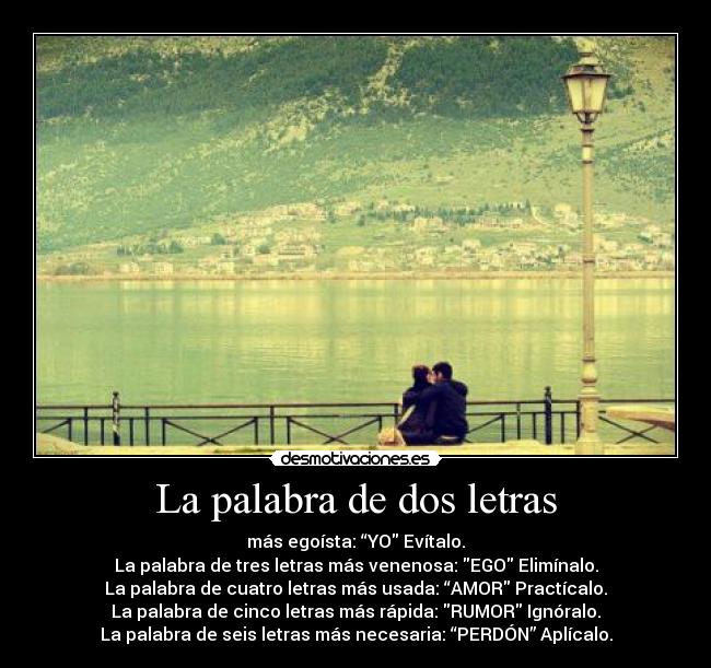 La palabra de dos letras -