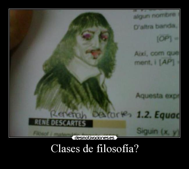 Clases de filosofía? - 