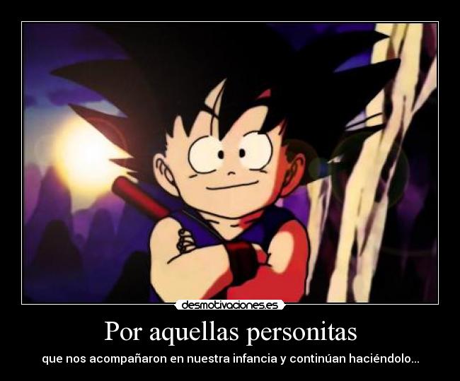 carteles goku personitas personas infancia desmotivaciones