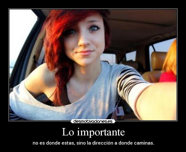 Lo importante -