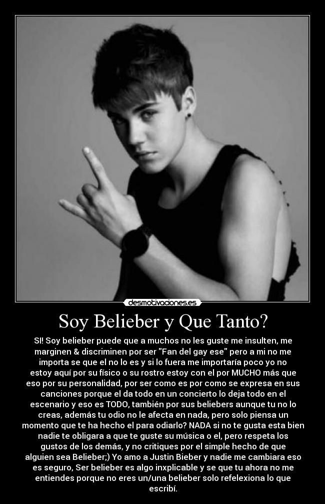 Soy Belieber y Que Tanto? -